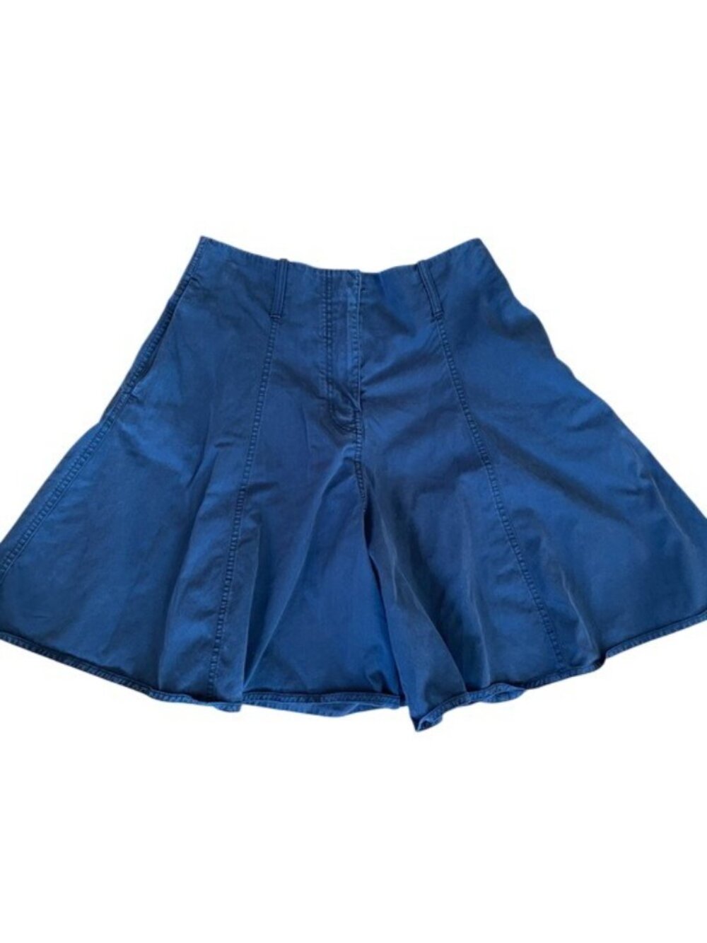 COS Black A-Line Skort Minimalist Panel Skirt Shorts Size 8